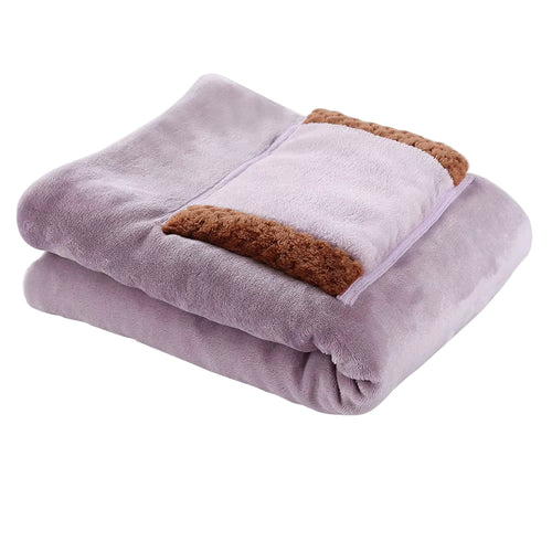 USB Electric Heated Blanket 3 Heating Levels Fleece Heated Blanket Portable Body Warmer Blanket Quickly Heated Cape Pad
